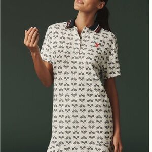 Tretorn x Anthropologie Flare polo minidress. Size LP large petite